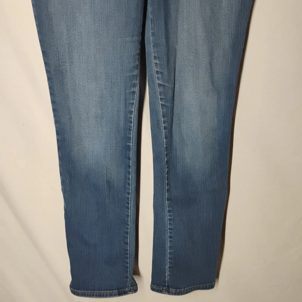 Lee Classic‎ Fit Women's 30x29 Straight Leg Stretch Denim Blue Jeans Dark